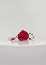 Load and play video in Gallery viewer, Micro pearl Magda bag in red crochet
