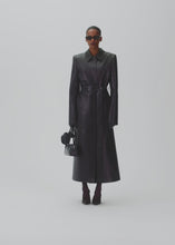 Load and play video in Gallery viewer, AW24 LEATHER 03 COAT BLACK
