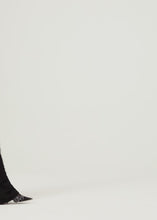 Load and play video in Gallery viewer, Sheer high neck top in black
