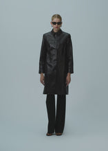 Load and play video in Gallery viewer, SS25 LEATHER 09 COAT BROWN
