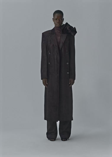 AW25 COAT 02 BROWN