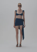 Load and play video in Gallery viewer, RE25 SWIM SKIRT 01 NAVY
