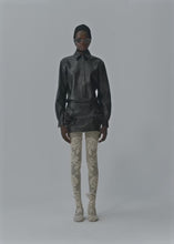 Load and play video in Gallery viewer, AW25 LEATHER 16 SKIRT BLACK
