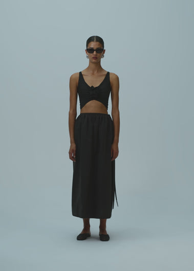 SS25 SKIRT 06 BLACK