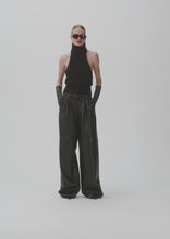 Load and play video in Gallery viewer, AW24 LEATHER 11 PANTS BLACK
