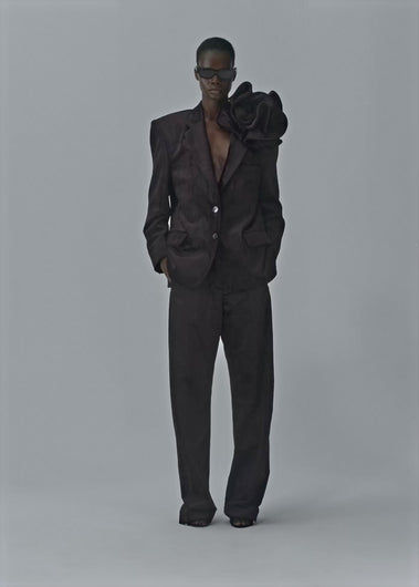 AW25 BLAZER 02 BROWN