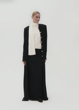 Load and play video in Gallery viewer, Pearl button duster cardigan in black
