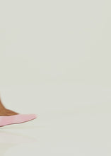 Load and play video in Gallery viewer, Satin ballet flats in pink
