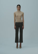 Load and play video in Gallery viewer, SS25 LEATHER 11 PANTS BROWN
