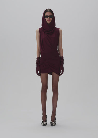 RE25 DRESS 13 BORDEAUX