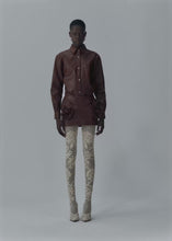 Load and play video in Gallery viewer, AW25 LEATHER 16 SKIRT BORDEAUX
