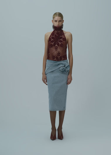 SS25 DENIM 03 SKIRT LIGHT BLUE