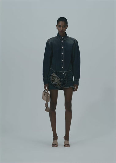 PF25 DENIM 06 SKIRT VNTG BLUE