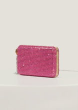 Load and play video in Gallery viewer, Lelia Clutch Pink Crystals
