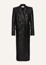 Load image into Gallery viewer, AW21 LEATHER 04 COAT BLACK
