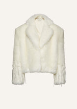 Load image into Gallery viewer, AW22 COAT FAUX FUR 03 WHITE
