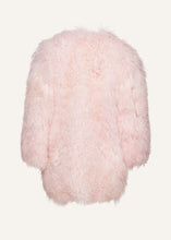 Load image into Gallery viewer, AW22 LEATHER 02 SHEARLING COAT PINK LONGER
