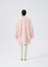 Load image into Gallery viewer, AW22 LEATHER 02 SHEARLING COAT PINK LONGER
