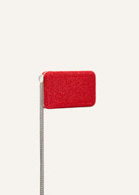 Load image into Gallery viewer, Lelia Clutch Red Crochet
