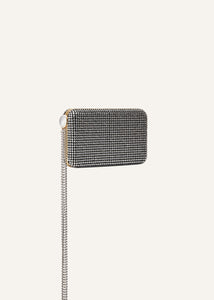 LELIA CLUTCH BLACK CRYSTALS