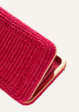 Load image into Gallery viewer, LELIA CLUTCH PINK CROCHET
