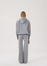 Load image into Gallery viewer, Flare knit jogging pants in grey
