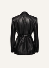 Load image into Gallery viewer, PF21 LEATHER 01 BLAZER BLACK
