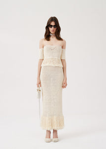 PF22 CROCHET 04 SKIRT CREAM