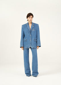 PF23 DENIM 11 BLAZER BLUE