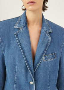 PF23 DENIM 11 BLAZER BLUE