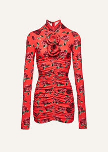 PF23 DRESS 07 RED PRINT