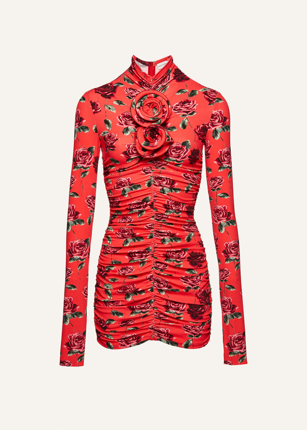 PF23 DRESS 07 RED PRINT