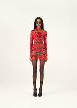 Load image into Gallery viewer, PF23 DRESS 07 RED PRINT
