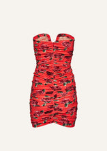 Load image into Gallery viewer, PF23 DRESS 16 RED PRINT
