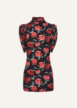 Load image into Gallery viewer, PF23 DRESS 25 BLACK PRINT
