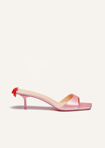 PF23 KITTEN MULES SATIN PINK