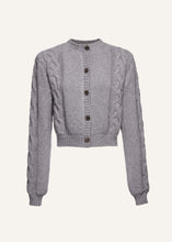 Load image into Gallery viewer, PF23 KNITWEAR 01 CARDIGAN GREY
