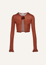 Load image into Gallery viewer, PF23 KNITWEAR 06 TOP BROWN
