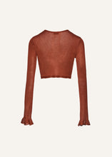 Load image into Gallery viewer, PF23 KNITWEAR 06 TOP BROWN
