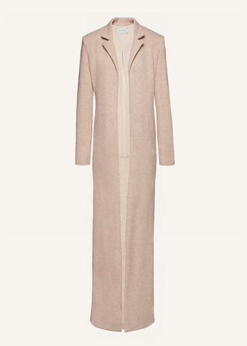 PF23 KNITWEAR 08 COAT BEIGE