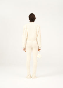 PF23 KNITWEAR 10 PANTS CREAM