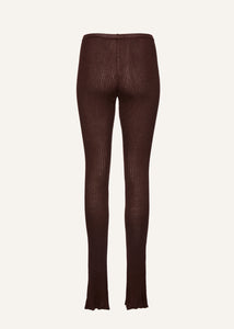 PF23 KNITWEAR 11 LEGGINS BROWN