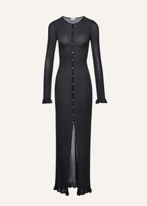 PF23 KNITWEAR 12 DRESS DARK GREY