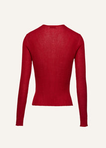 PF23 KNITWEAR 13 TOP BORDEAUX