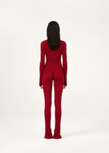 Load image into Gallery viewer, PF23 KNITWEAR 13 TOP BORDEAUX
