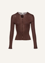 Load image into Gallery viewer, PF23 KNITWEAR 13 TOP BROWN
