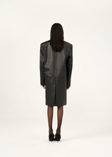 Load image into Gallery viewer, PF23 LEATHER 03 COAT BLACK
