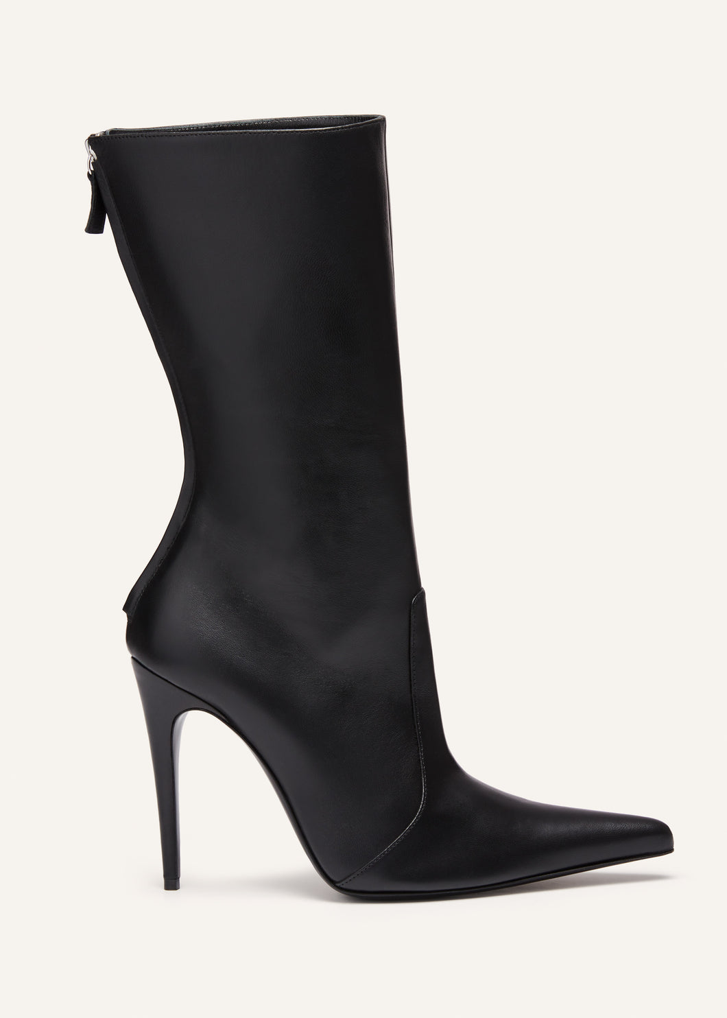 PF23 SHARP POINTED BOOT LEATHER BLACK