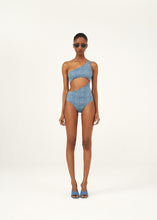 Load image into Gallery viewer, PF23 SWIMSUIT 04 DENIM PRINT
