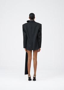 RE23 BLAZER 01 BLACK STRIPES